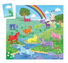 Load image into Gallery viewer, Unicorns Match Up Game - 24 Pieces
