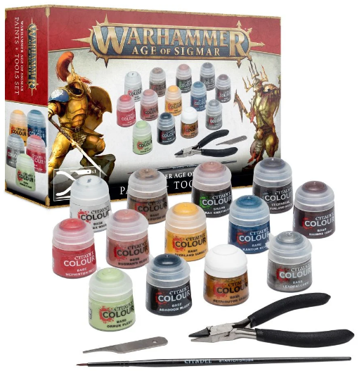 Paints and Tools Set - Age of Sigmar - Warhammer 40,000