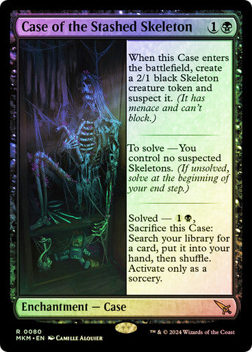 Case of the Stashed Skeleton (Foil) #0080 [MKM]