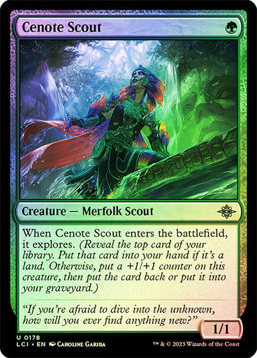 Cenote Scout (Foil) #0178 [LCI]