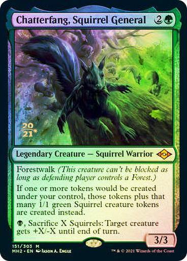 Chatterfang, Squirrel General Prerelease Foil - Mega Games Penrith