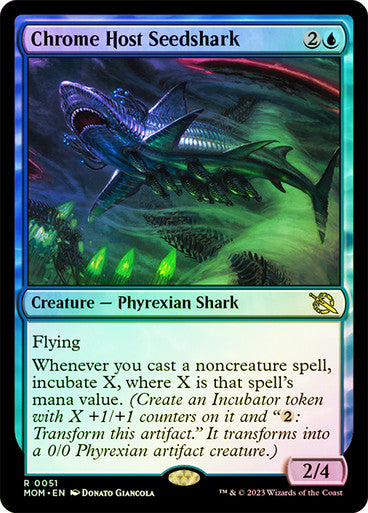 Chrome Host Seedshark (foil) #0051 [MOM]