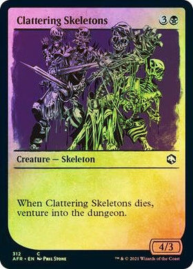 Clattering Skeletons (Showcase) (Foil) - Mega Games Penrith