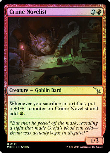 Crime Novelist (Foil) #0121 [MKM]
