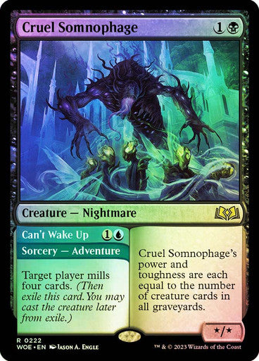 Cruel Somnophage (foil) #0222 [WOE]