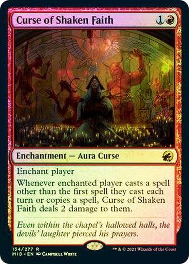 Curse of Shaken Faith (Foil) - Mega Games Penrith