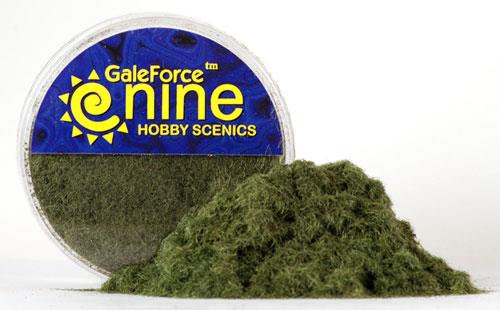 Dark Green Static Grass - Hobby Round - GF9
