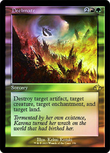 Decimate (Retro Frame) (Foil)