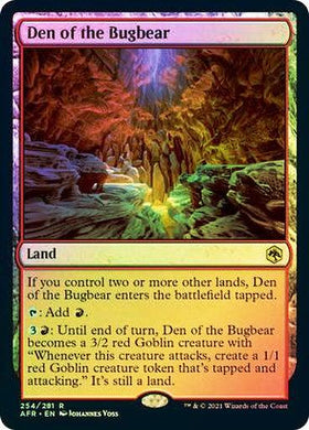 Den of the Bugbear (Foil) - Mega Games Penrith