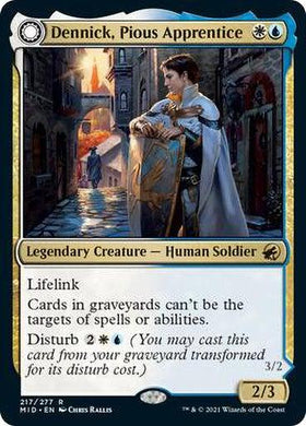 Dennick, Pious Apprentice // Dennick, Pious Apparition - Mega Games Penrith