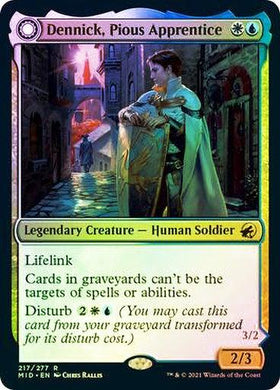 Dennick, Pious Apprentice // Dennick, Pious Apparition(Foil) - Mega Games Penrith