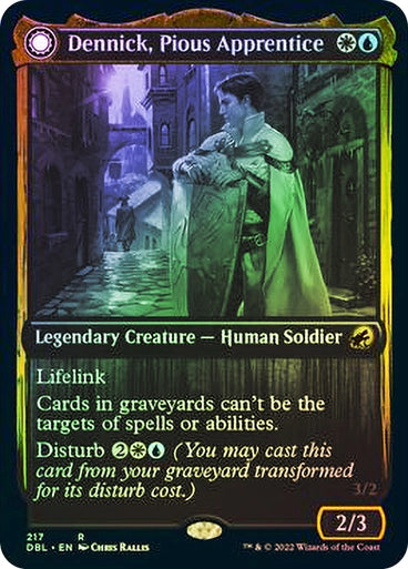 Dennick, Pious Apprentice // Dennick, Pious Apparition (Foil)
