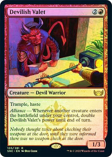 Devilish Valet (Foil) #105 [SNC]