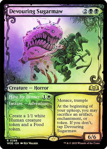 Devouring Sugarmaw (showcase foil) #0288 [WOE]
