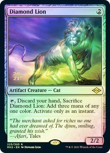 Diamond Lion Prerelease Date Stamped (Foil) - Mega Games Penrith