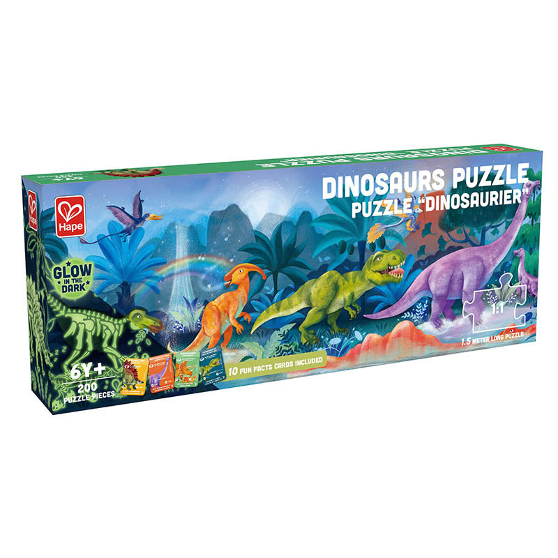 Dinosaurs Floor Puzzle - Glow in the Dark 200pc