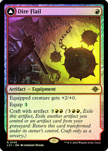 Dire Flail // Dire Blunderbuss (Foil) #0145 [LCI]