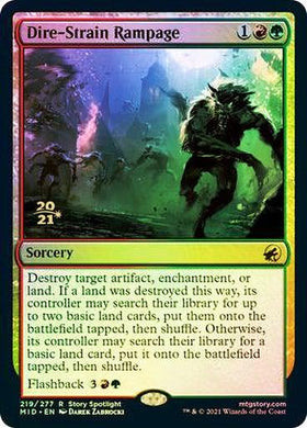 Dire-Strain Rampage (Prerelease) (Foil) - Mega Games Penrith