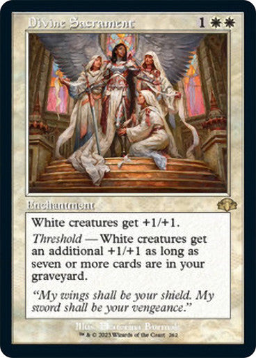 Divine Sacrament (Retro Frame) #262 W R [DMR]