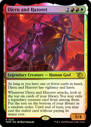 Djeru and Hazoret (foil) #0221 [MOM]