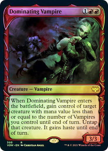 Dominating Vampire (Showcase) (Foil)