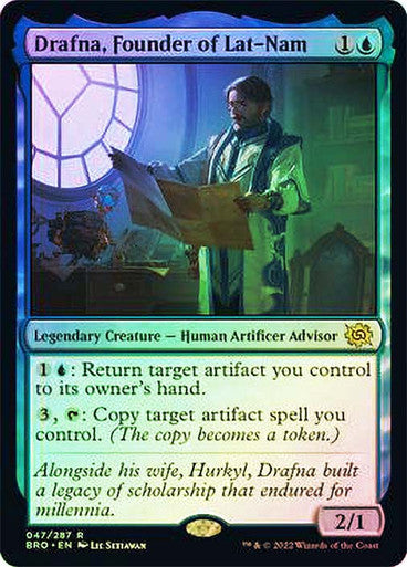 Drafna, Founder of Lat-Nam (Foil) #047 Bu R [BRO]
