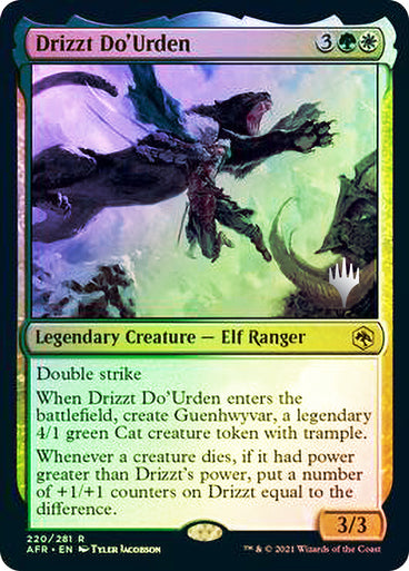 Drizzt Do'Urden (Promo Pack) (Foil) #220 M R [AFR]