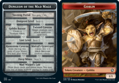 Dungeon of the Mad Mage Dungeon // Goblin Token (Foil) - Mega Games Penrith