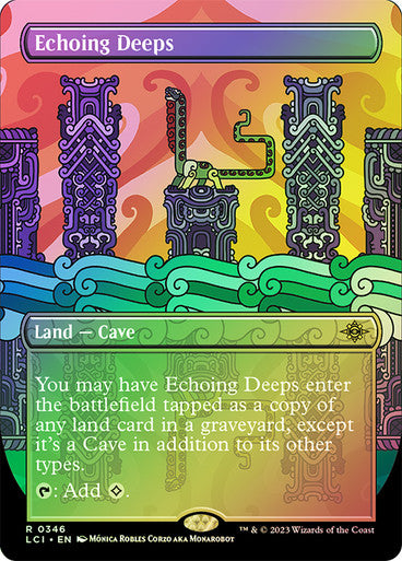 Echoing Deeps (Bordless Foil) #0346 [LCI]