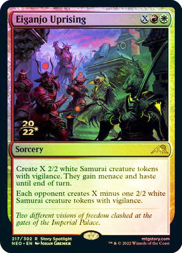 Eiganjo Uprising (Prerelease) (Foil) #217 [NEO]