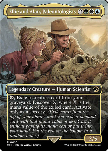 Ellie and Alan, Paleontologists (Borderless) #0010 [LCI] [REX]
