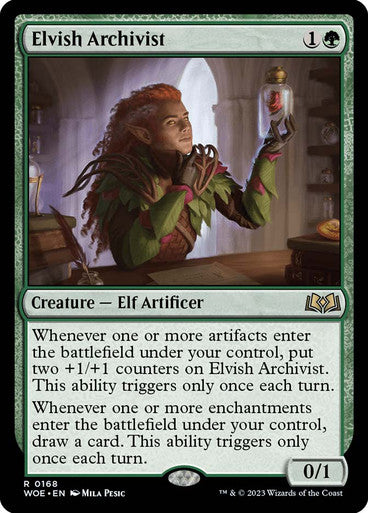 Elvish Archivist #0168 [WOE]