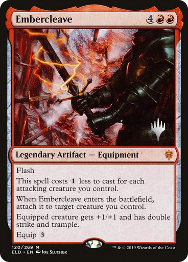 Embercleave (Promo Pack) (Throne of Eldraine) Promo: Planeswalker Stamped