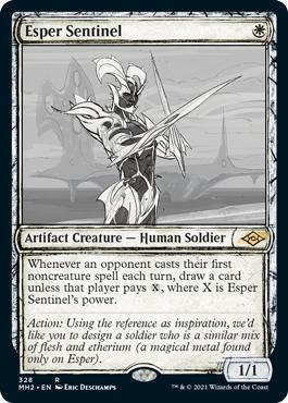 Esper Sentinel Showcase Sketch - Mega Games Penrith