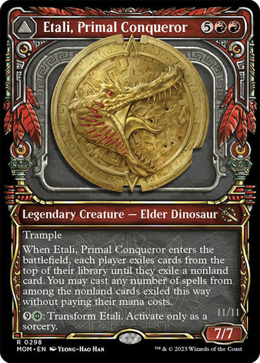 Etali, Primal Conqueror // Etali, Primal Sickness (showcase) #0298 [MOM]