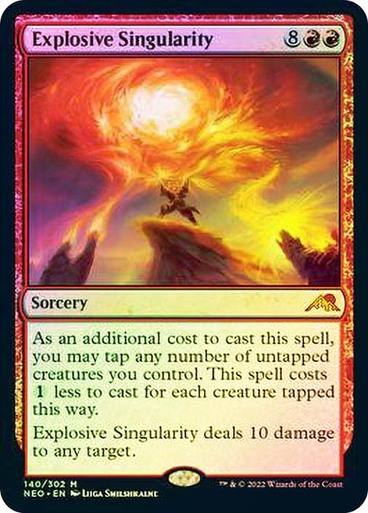 Explosive Singularity (Foil) #140 [NEO]