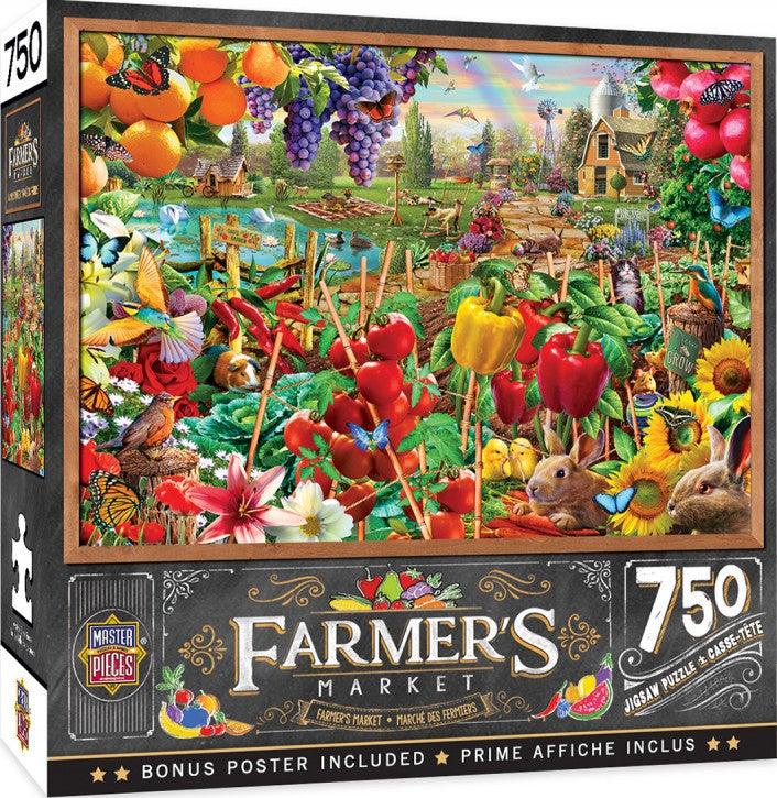 Masterpieces Farmer's Market Plentiful Season  750pc Jigsaw Puzzle - Mega Games Penrith