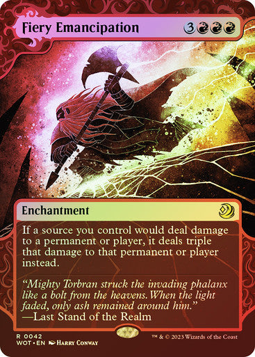Fiery Emancipation (enchanting tale foil) #0042 [WOE] [WOT]