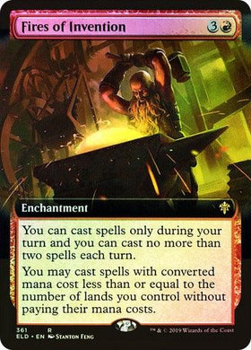 Fires of Invention Extended Art Foil - Mega Games Penrith