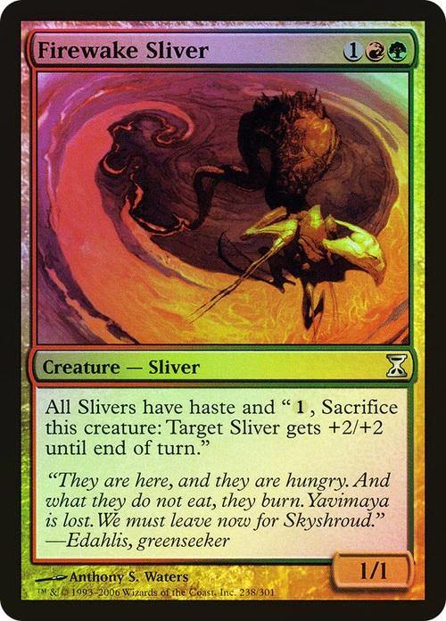 Firewake Sliver Time Spiral (Foil) - Mega Games Penrith