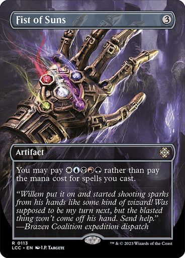 Fist of Suns (Bordless Foil) #0113 [LCI] [LCC]