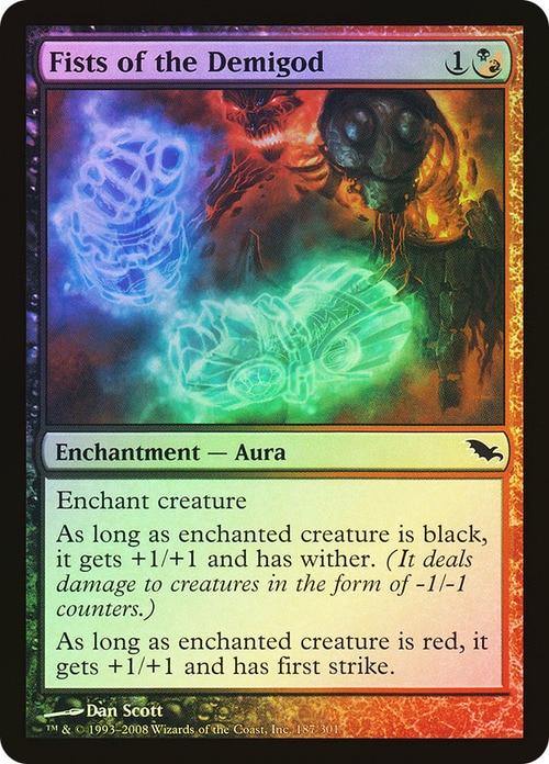 Fists of the Demigod Shadowmoor (Foil) - Mega Games Penrith
