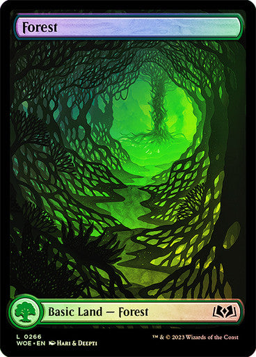Forest (full art foil) #0266 [WOE]