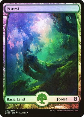 Forest (#280) (Full Art)  (Foil) - Mega Games Penrith