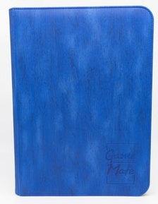 Game Mate Card Binder - Blue, Zippered, 9pkt Page, Holds 360 cards - Mega Games Penrith