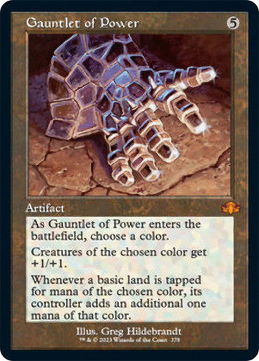 Gauntlet of Power (Retro Frame)