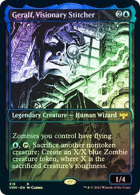 Geralf, Visionary Stitcher (Showcase) (Foil) - Mega Games Penrith