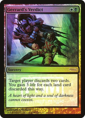 Gerrard's Verdict Promo (Foil) - Mega Games Penrith
