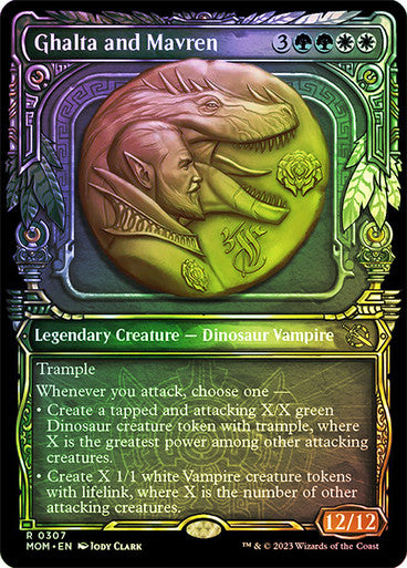 Ghalta and Mavren (showcase foil) #0307 [MOM]