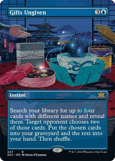 Gifts Ungiven (Borderless) #347 Bu R [2X2]